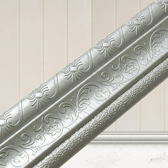 Home Decor 3D Wallpaper Border Peel And Stick Wall Border Foam Borders Removable Self Adhesive Tiles Sticker For Kitchen