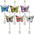 thumbnail image 1 of Home Decor 6Pcs Diy Butterfly Art Wind Chimes Kits | Decorate with Double Sided, 1 of 8