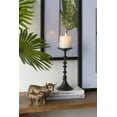 thumbnail image 1 of Home Decor Accessories D4x11" Decorative Black Iron Candle Holder with Spindle Design,Door Stops, 1 of 8