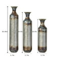 thumbnail image 1 of Home Decor Accessories Floor metal vase modern style decoration home droplet shaped white metal vase 3-piece set gorgeous home decoration large glazed metal vase,Wall Hooks, 1 of 1