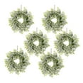 thumbnail image 1 of Home Decor Accessories, Set of 6, 12" Pine Wreath, Green Multi Household Decor Items,Plastic Bathroom Accessories, Household Supplies & Décor, Accessories Set of 6, 12" Pine Wreath, 1 of 5