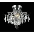 thumbnail image 1 of Home Decor Amelia Collection Flush Mount D16In H12In Lt:3 Chrome Finish, 1 of 2