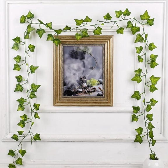 Home Decor Artificial Flower Vine Leaves Realistic Plastic Plant Silk Flower String Garland Hanging for Wedding Party Celebration Decor 3#