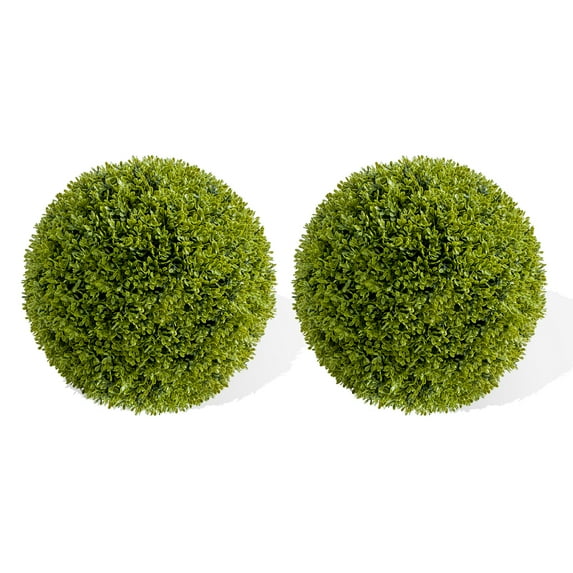 Home Decor Artificial Plant Topiary Ball Artificial Plant Topiary Ball, Lifelike Artificial Boxwood Balls, Indoor Outdoor Decorative Fake Greenery Plants for Home Office, Garden, Wedding, Porch