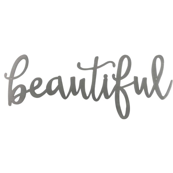 Home Decor Beautiful Metal Word Sign Metal Plaque 37189