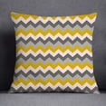 thumbnail image 1 of Home Decor Blue Yellow Geometric Pattern ative Pillowcase Office Cushion Cover Sofa, 1 of 5