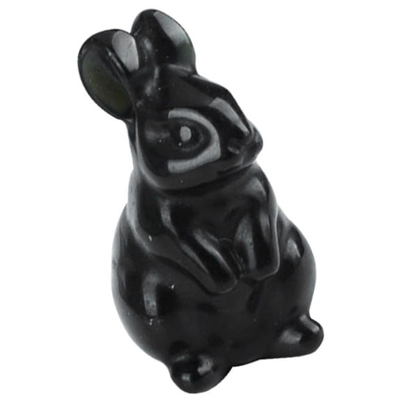 Home Decor Bunny Ornaments Desk Decor Crystal Rabbit Decoration Rabbit Statue Rabbit Small Statue Office