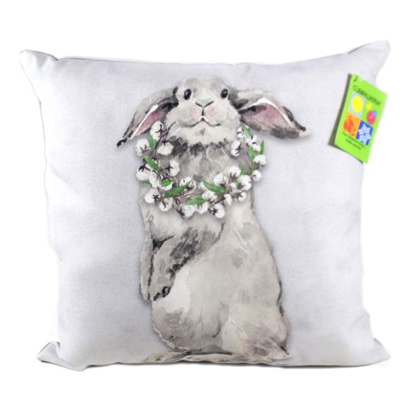 Home Decor Bunny Trail Pillow. Polyester Climaweave Slbtfl