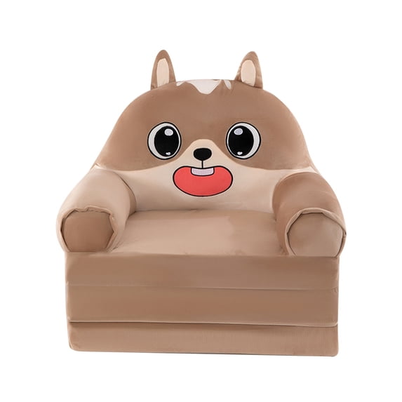 Home Decor Cartoon 3 Layer Foldable Kids Sofa Multifunctional Chair for Boys & Girls ( Themed Soft Seat) Sofa Cover Practical 17.7" X 15.7" X 19.7" Happy 2026!