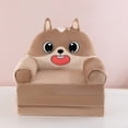 thumbnail image 1 of Home Decor Cartoon 3 Layer Foldable Kids Sofa Multifunctional Chair for Boys & Girls ( Themed Soft Seat) Sofa Cover Practical 17.7" X 15.7" X 19.7" Happy Day!, 1 of 6
