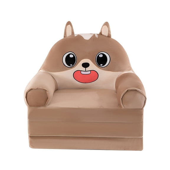 Home Decor Cartoon 3 Layer Foldable Kids Sofa Multifunctional Chair For Boys & Girls ( Themed Soft Seat) Sofa Cover Practical 17.7" X 15.7" X 19.7"