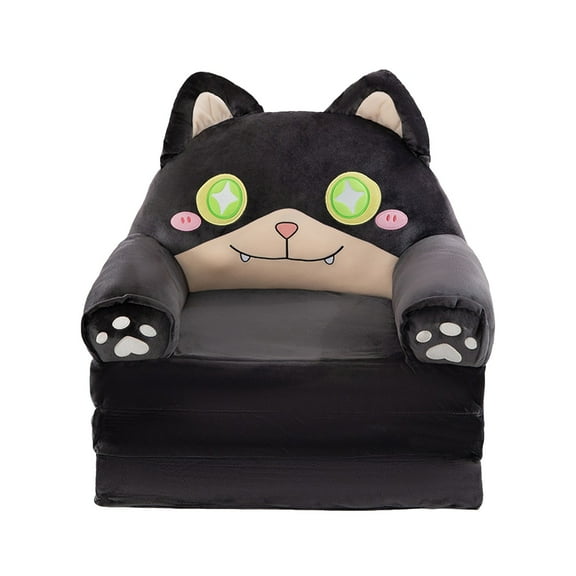 Home Decor Cartoon 3 Layer Foldable Kids Sofa Multifunctional Chair For Boys & Girls ( Themed Soft Seat) Sofa Cover