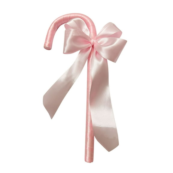 Home Decor Christmas Tree Cane Decoration Cane Prop Walking Cane Prop Stick With Bowknot Cane Prop Dance Party Decoration Props Christmas Candy Cane Christmas Tree Decorations Event Party