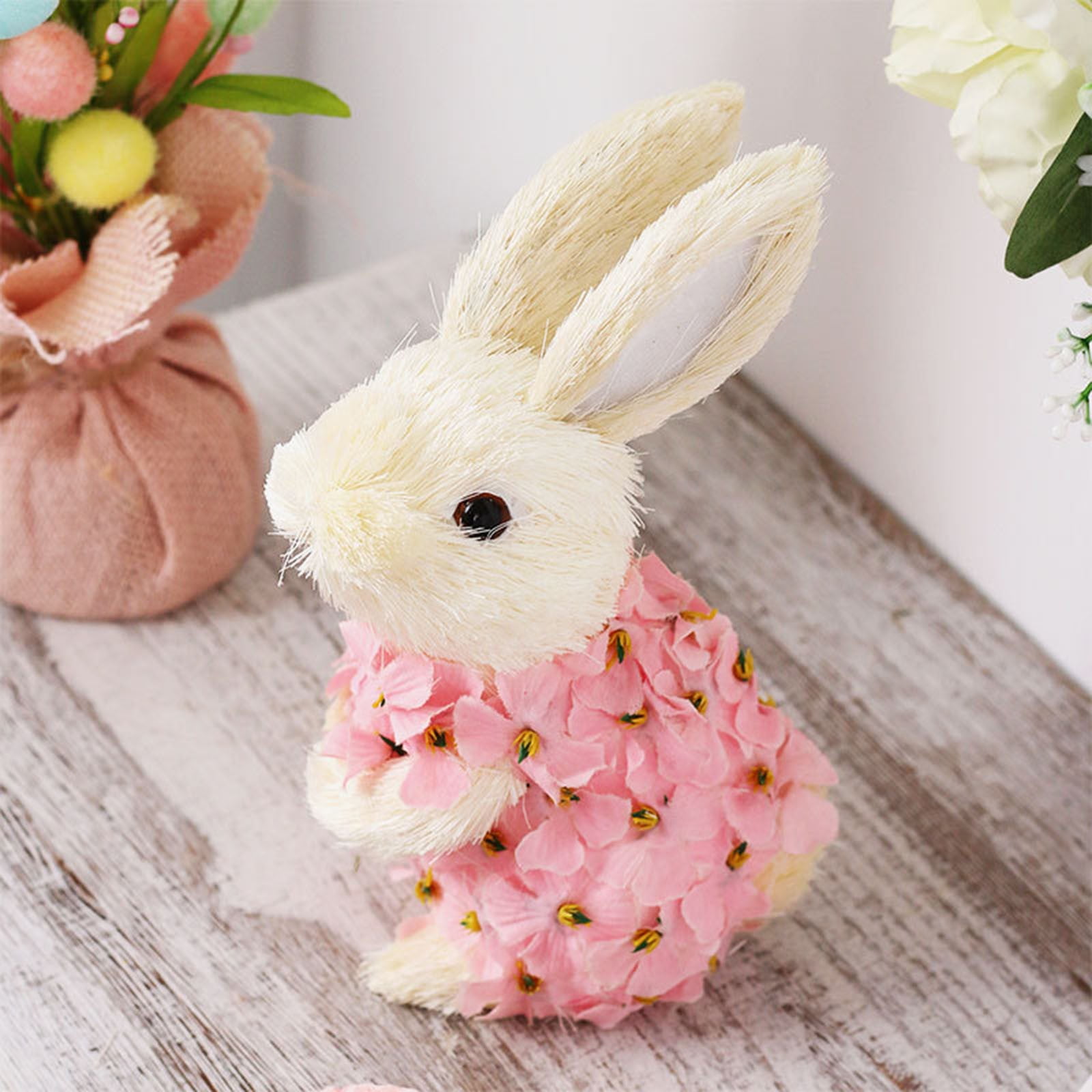 Home Decor Clearance Easter Decorations Cute Easter Bunny With Pink