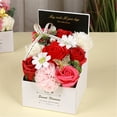 thumbnail image 1 of Home Decor Clearance! Mother's Day DIY Soap Flower Gift Rose Box Flower Bundle Wedding Home Holiday Gift, Mother's Day Gift, 1 of 1
