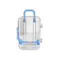 thumbnail image 1 of Home Decor Clearance! Plastic Mini Suitcase Travel Jewelry Candy Box for Home Wedding Decoration,3.5x2x1.58 Inch, 1 of 2