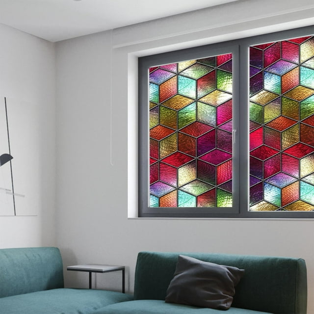 Home Decor Clearance Sale Adhesive Painted Electrostatic Window Paper