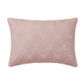 thumbnail image 1 of Home Decor Collection 14" x 20" Pink Bow Embroidered Decorative Pillow, 1 of 5