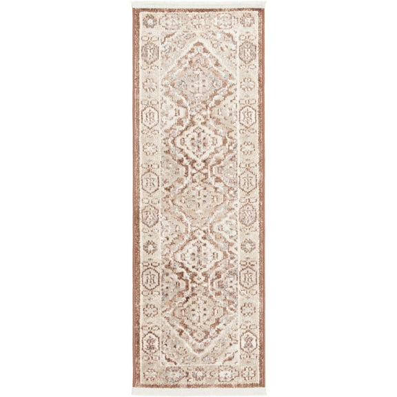 Home Decor Collection 20" x 60" Rust Persian Indoor Runner Rug