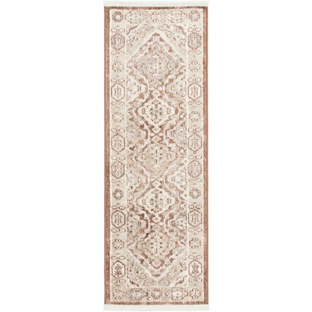 Home Decor Collection 20" x 60" Rust Persian Indoor Runner Rug