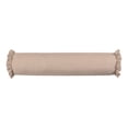 thumbnail image 1 of Home Decor Collection 8" x 36" Tan Striped Ruffle Bolster Decorative Pillow, 1 of 5