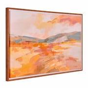 Home Decor Collection Honeybloom Meadow Embellished Frame Canvas 35"x23"