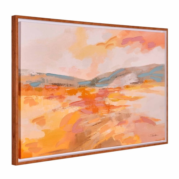 Home Decor Collection Honeybloom Meadow Embellished Frame Canvas 35"x23"