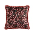 thumbnail image 1 of Home Decor Collection 20" x 20" Blush Floral Velvet Decorative Pillow, 1 of 5