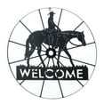 thumbnail image 1 of Cowboy Welcome Wheel Sign 23.75x0.75x23.75, 1 of 2
