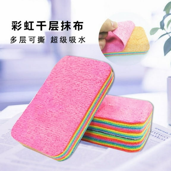 Home Decor Damp Clean Duster Sponge Pva Microfiber Cleaning Cloths Extraordinary Liquid Absorption Ability Sponge Block 12 Reusable Tearable Rags For Kitchen Home Daily S Wipes