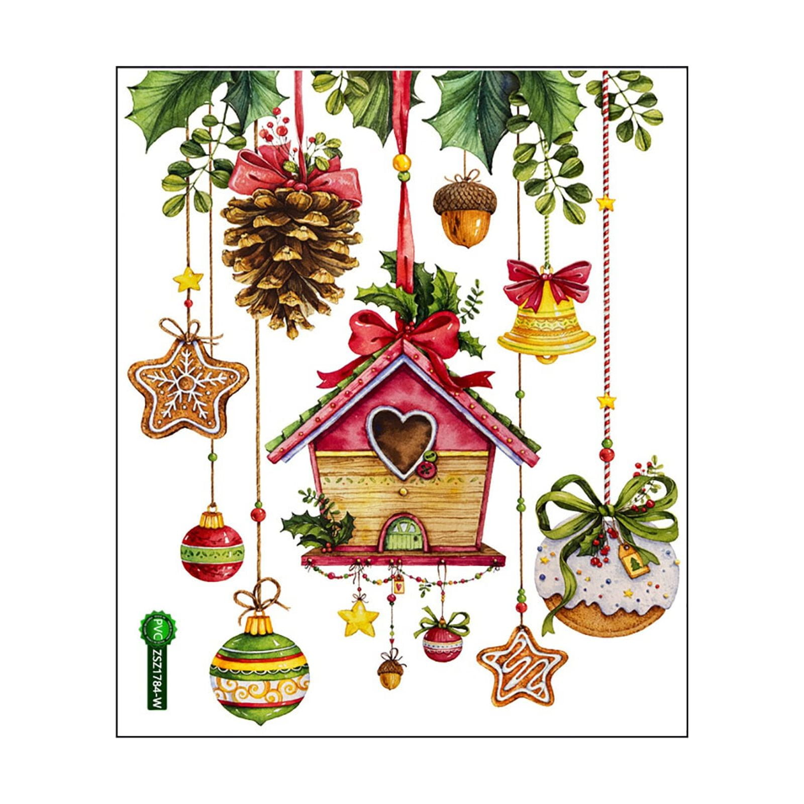 Home Decor Diy Christmas Window Stickers Christmas Stickers Window