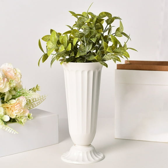 Home Decor, European Roman Vase Plastic Flower Vase Suitable For Imitation Flower Arrangement Decoration Ingenious Gardening Decoration Vase Split Half, Women Gifts