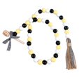 thumbnail image 1 of Home Decor Farmhouse Bathroom Decor Bee Festival Wooden Beads Craft Supplies Wooden Beads Tassel Bee Festival Party Decoration, 1 of 1