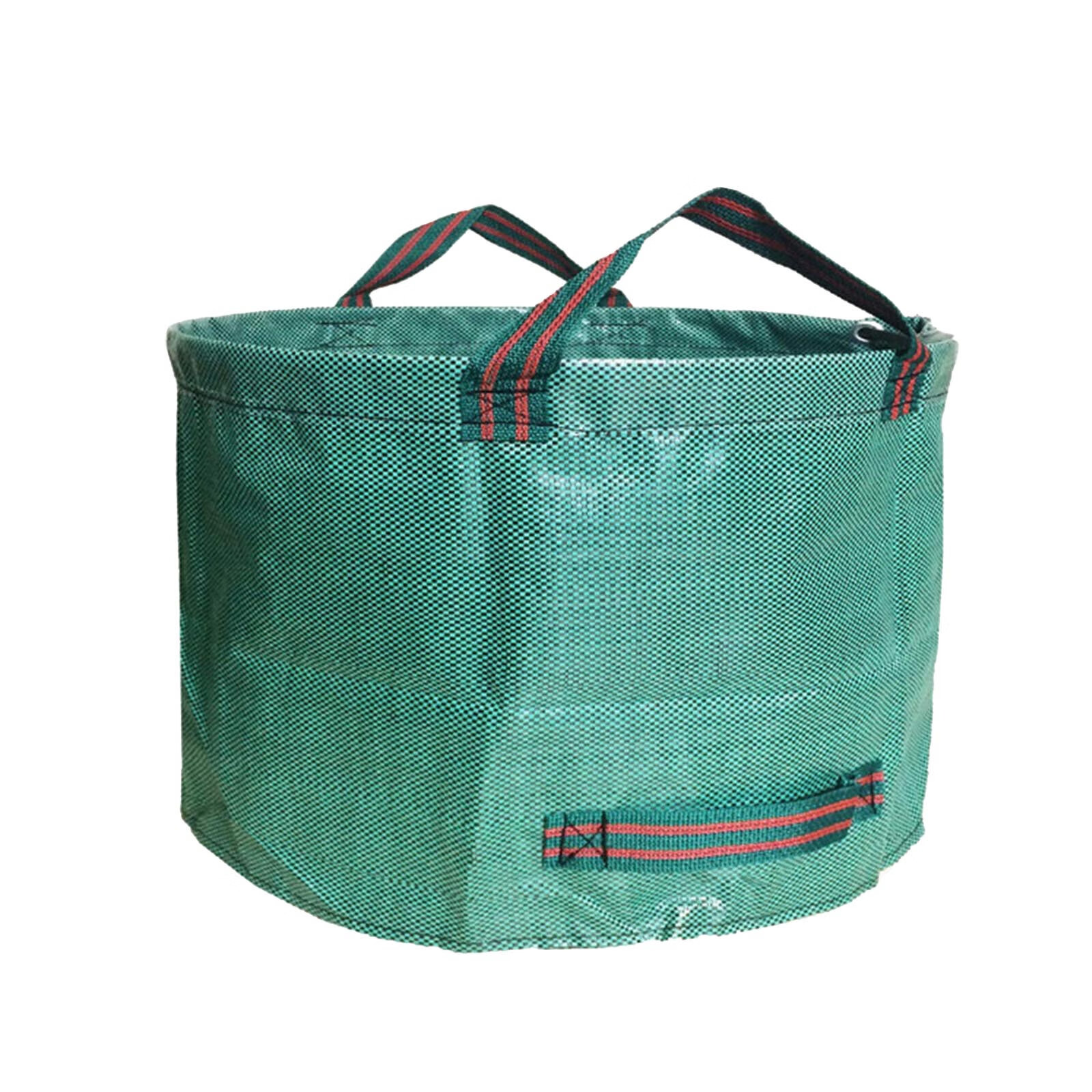 Home Decor Garden Yard Bag Reusable Large Capacity Collapsible Trash Bucket Portable Green