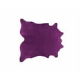 thumbnail image 1 of Home Decor Geneva Cowhide Rug | 1-Piece | Plum | 6'x7', 1 of 1