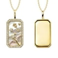 thumbnail image 1 of Home Decor Gnobogi 12 Constellations Necklace With Diamonds And Colored Stones Zircon Necklace 12 Constellations Clearance, 1 of 1