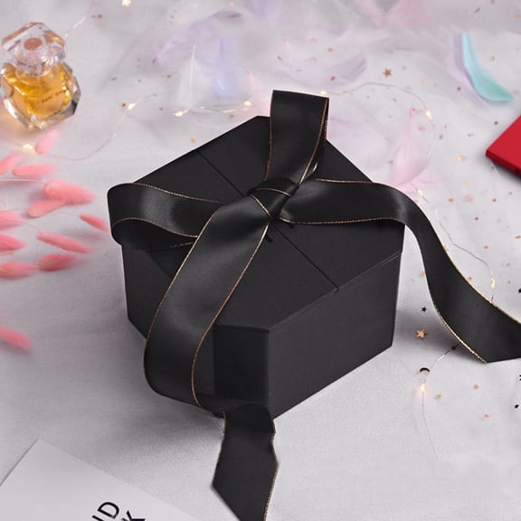 Home Decor Gnobogi Small Gift Box 1 Pack Decorative Box for Gifts Ribbon Decorative Storage Boxes Clearance