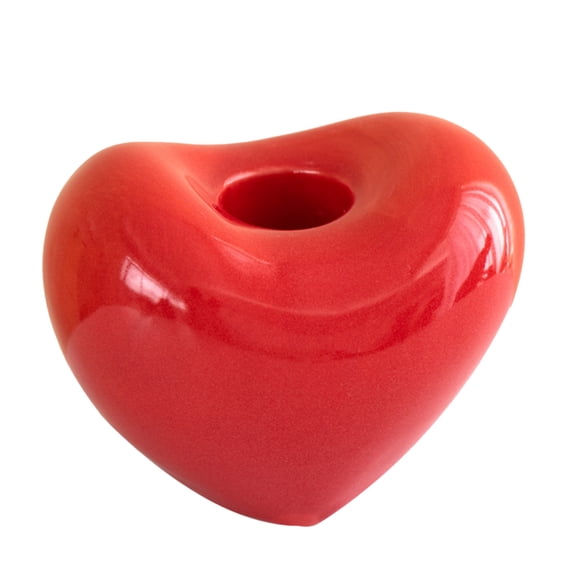 Home Decor Heart Shaped Candlestick Valentines Day Ceramic Aromatherapy Decorative Elegant