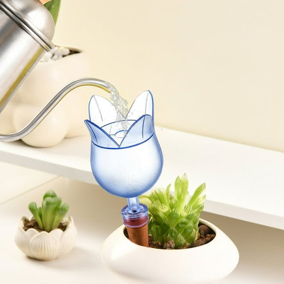 Home Decor Hodwiequ Singing Birds Automatic Watering Machines No-Watering Pot Dripper Soaker Soils Wetting Plant Blue Free Size