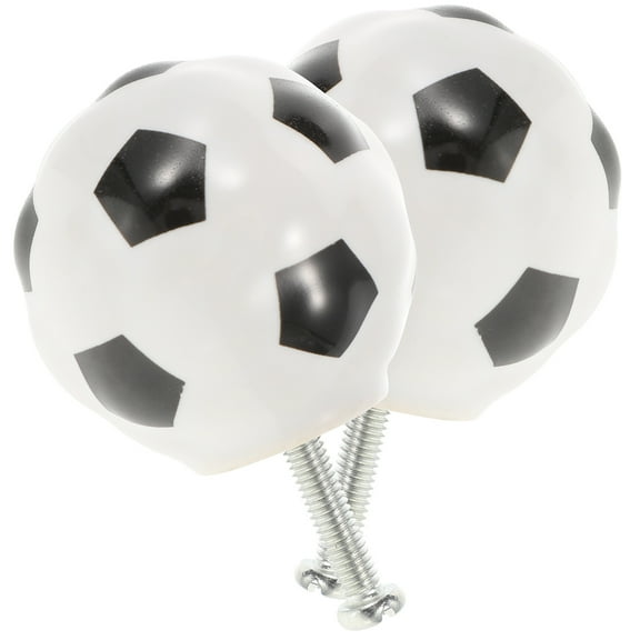 Home Decor Home Decor 2pcs Football Cabinet Drawer Door Knobs Handles Boy Dresser Drawer Pulls Desk Handles Sports Bath Decorations Cabinet Knobs Cabinet Knobs