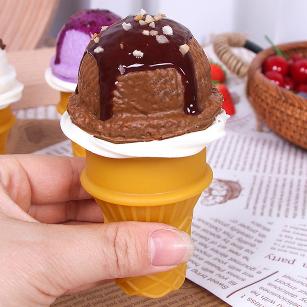 Home Decor Ice Cream Model Cone Simulation Props Ice Cream Model Fake