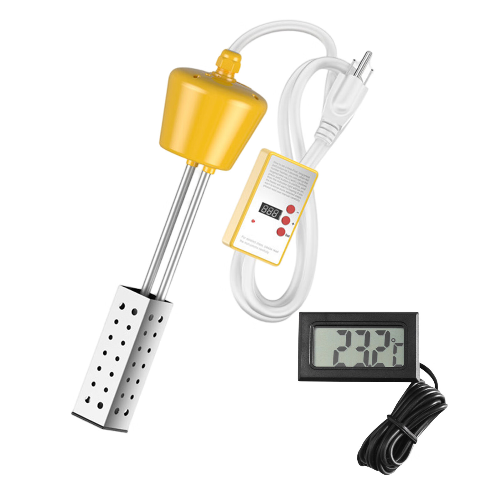 Home Decor Immersion Heater 1500W Electric Portable Bucket Heater With