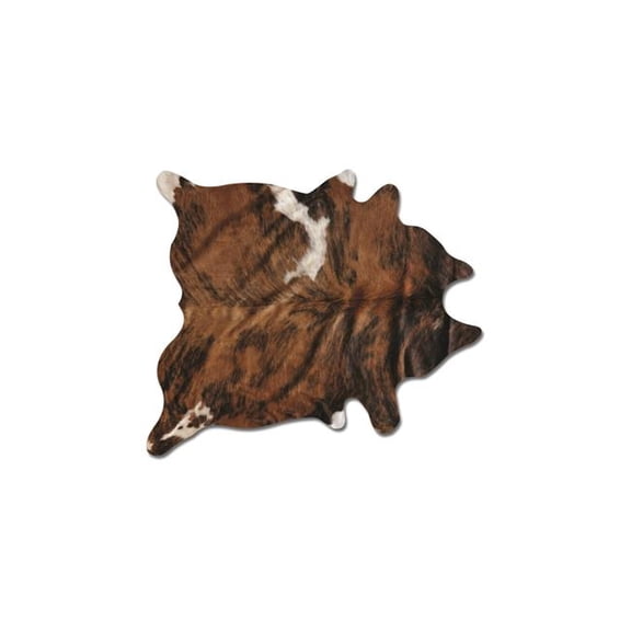 Home Decor Kobe Cowhide Rug | 1-Piece | Classic brindle | 5'x7'