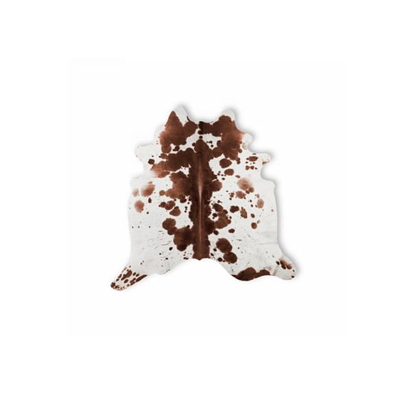 Home Decor Kobe Cowhide Rug | 1-Piece | S & p brown/white | 5'x7'