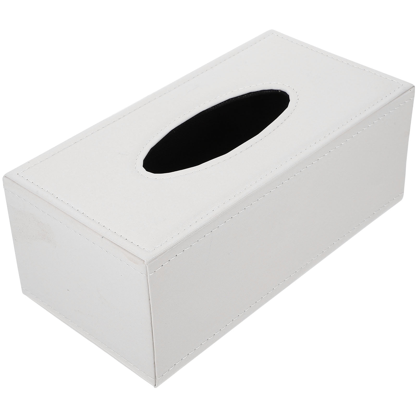 Home Decor Leather Tissue Box Car Holder Paper Towel Dispenser Large