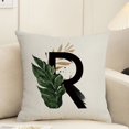 thumbnail image 1 of Home Decor Living Room Alphabet Decor Pillow Covers 18x18IN Pink Letter A Pillow Covers Floral Throw Pillow Covers Soft White Velvet Square Cushion Covers Pillow Cases Home Sofa Couch Cushion Cas, 1 of 6