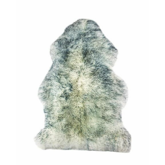 Home Decor Milan Sheepskin Single Rug | 1-Piece | Grey mist | 2'x3'