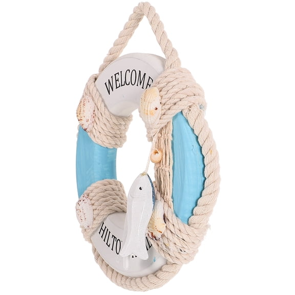 Home Decor Nautical Life Ring Preserver Table Top Decorations Decorative Buoy Pendant