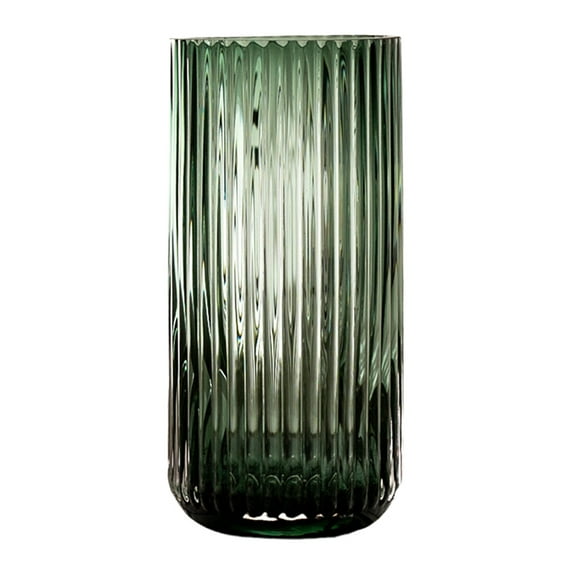 Home Decor Nordic Style Vase Dark Green Vase Contemporary Flower Vase Glass Vase