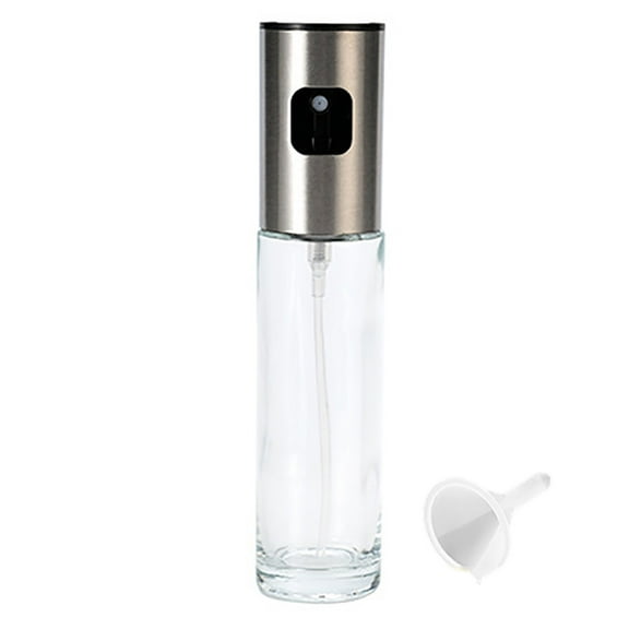 Home Decor, Oil Spray Bottle 304 Stainless Steel Household Glass Oil Pot Spray Kitchen Soy Vinegar Atomizer Seasoning